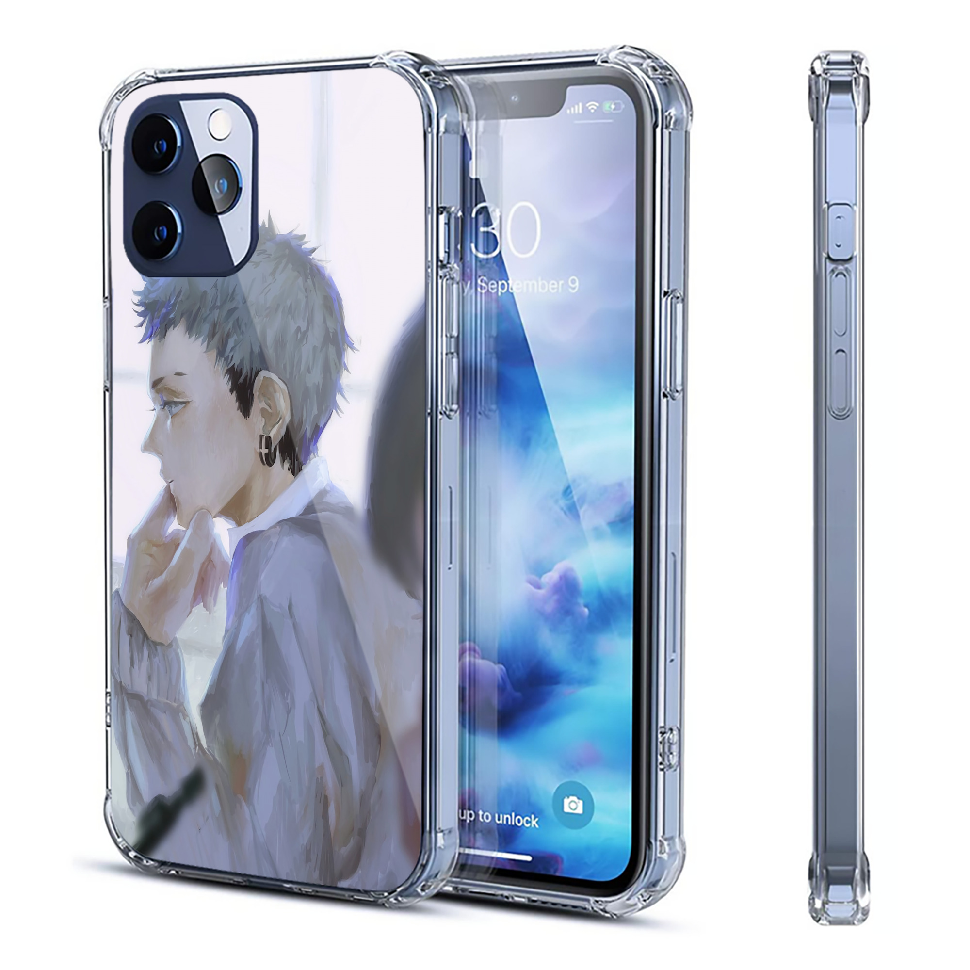 （画像用） 東京リベンジャーズ Tokyo Revengers 【iPhone 12シリーズ対応】透明スマホケース（クリアソフトケース）